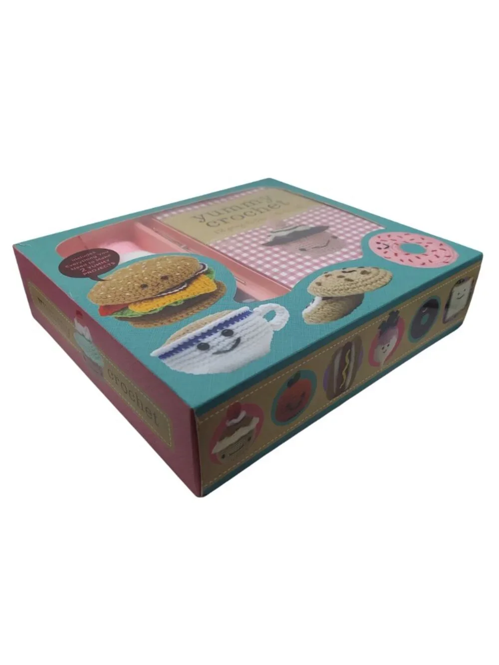 Yummy Crochet Craft Kit Ages 14+ 12 Fun Patterns Supplies For 2 Projects K Rask